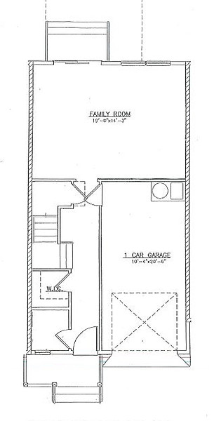 Two bedroom downstairs layout